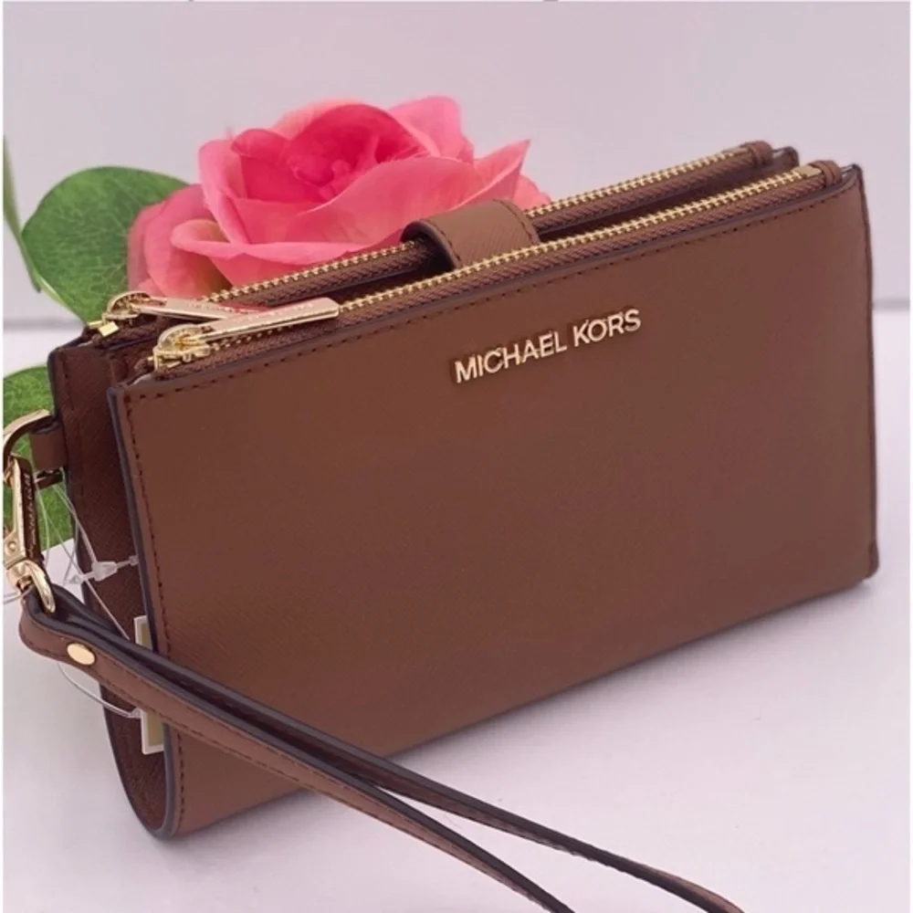 Michael Kors DoubleZip Wallet Wristlet Luggage
